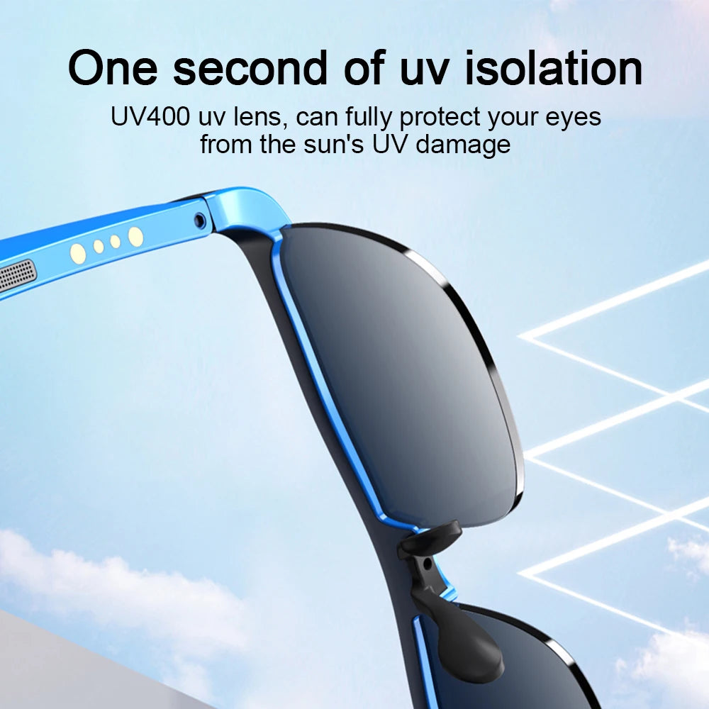 MG10 Bluetooth Smart Music Sunglasses with Hi-Fi Sound and Hands-Free Calling Functionality
