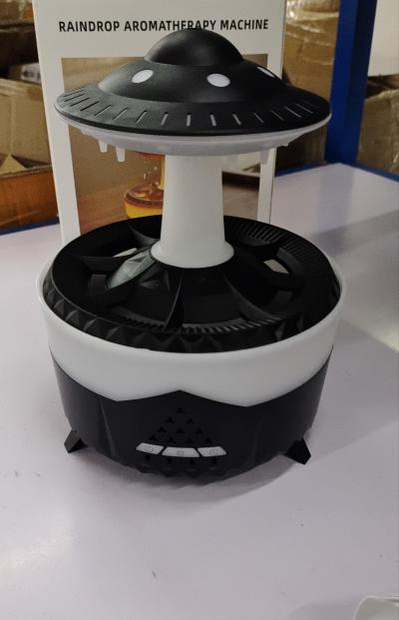 UFO Raindrop Humidifier - USB Aromatherapy Essential Oil Diffuser and Mist Maker for Home Decor