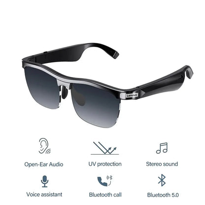 MG10 Bluetooth Smart Music Sunglasses with Hi-Fi Sound and Hands-Free Calling Functionality