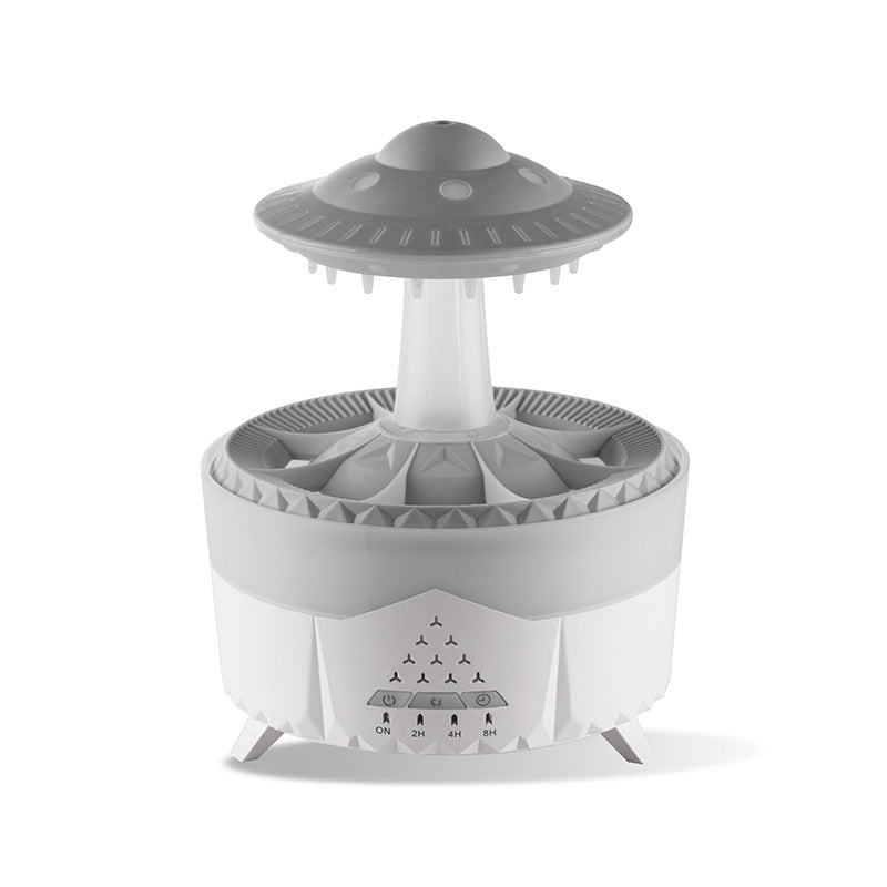 UFO Raindrop Humidifier - USB Aromatherapy Essential Oil Diffuser and Mist Maker for Home Decor