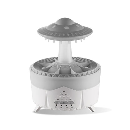 UFO Raindrop Humidifier - USB Aromatherapy Essential Oil Diffuser and Mist Maker for Home Decor
