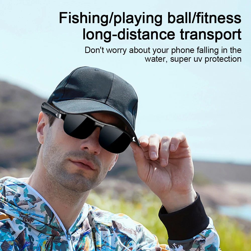 MG10 Bluetooth Smart Music Sunglasses with Hi-Fi Sound and Hands-Free Calling Functionality