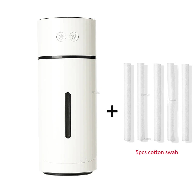 260ML Wireless Ultrasonic Air Humidifier and Aromatherapy Diffuser with Rechargeable 1000mAh Battery and Quiet Cool Mist Technology