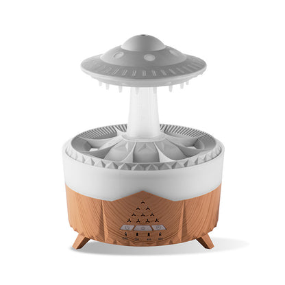 UFO Raindrop Humidifier - USB Aromatherapy Essential Oil Diffuser and Mist Maker for Home Decor