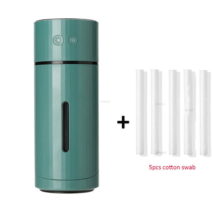 260ML Wireless Ultrasonic Air Humidifier and Aromatherapy Diffuser with Rechargeable 1000mAh Battery and Quiet Cool Mist Technology