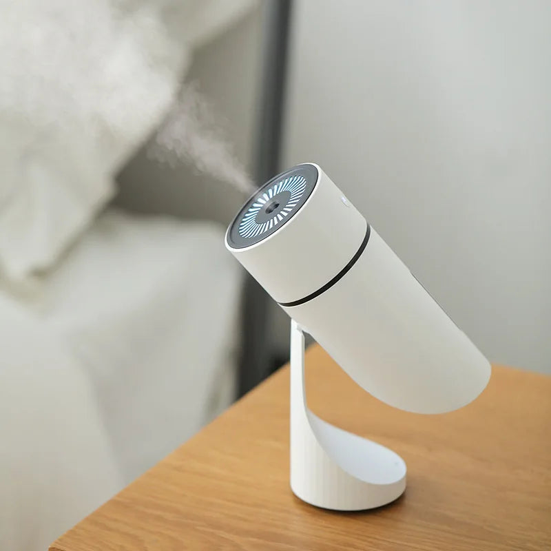 260ML Wireless Ultrasonic Air Humidifier and Aromatherapy Diffuser with Rechargeable 1000mAh Battery and Quiet Cool Mist Technology