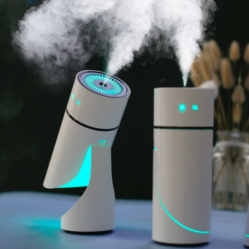 260ML Wireless Ultrasonic Air Humidifier and Aromatherapy Diffuser with Rechargeable 1000mAh Battery and Quiet Cool Mist Technology