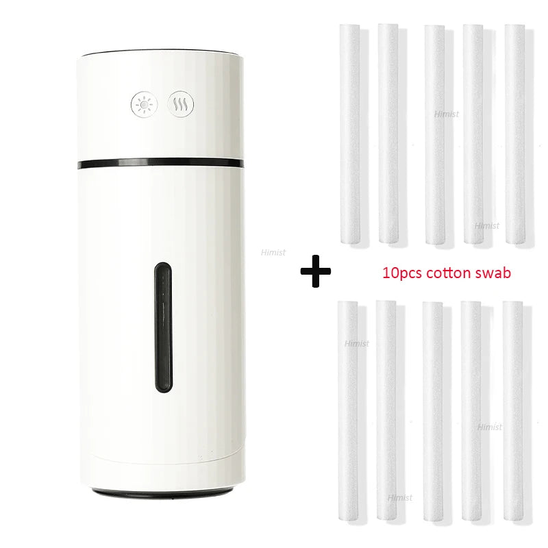 260ML Wireless Ultrasonic Air Humidifier and Aromatherapy Diffuser with Rechargeable 1000mAh Battery and Quiet Cool Mist Technology