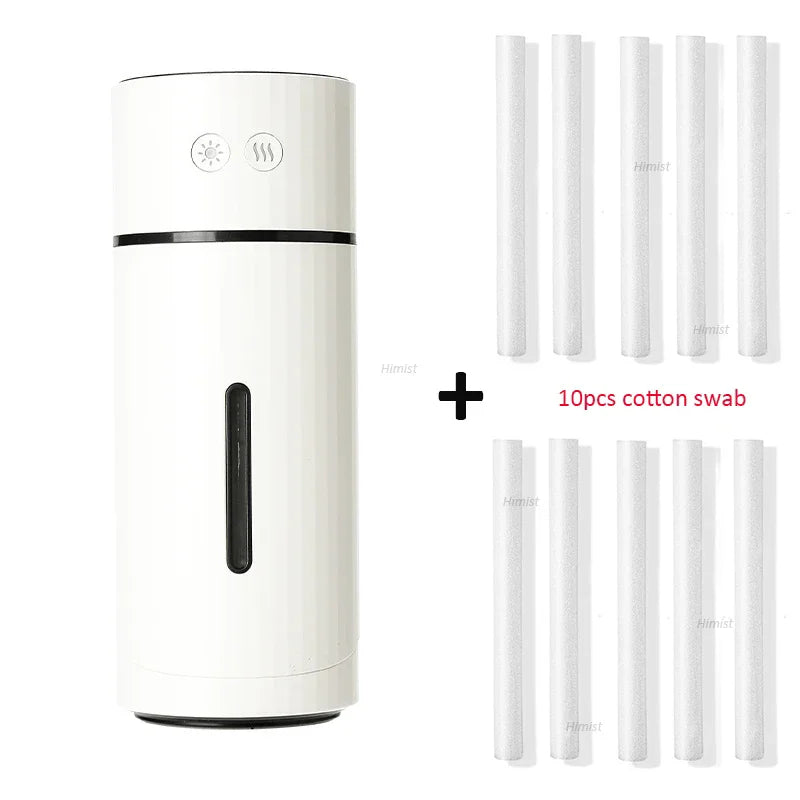260ML Wireless Ultrasonic Air Humidifier and Aromatherapy Diffuser with Rechargeable 1000mAh Battery and Quiet Cool Mist Technology
